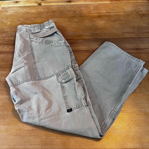 5.11 Tactical Canvas Cargo Pants Mens Size 32/32 Khaki Combat Style 74251 cotton - Picture 1 of 9